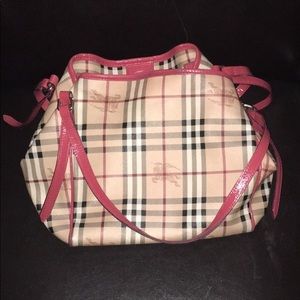 Burberry Haymarket SmCanterbury Tote.